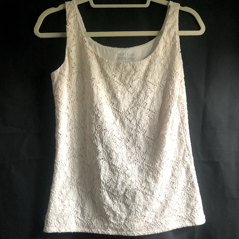 Women’s White House Black Market Lace Top